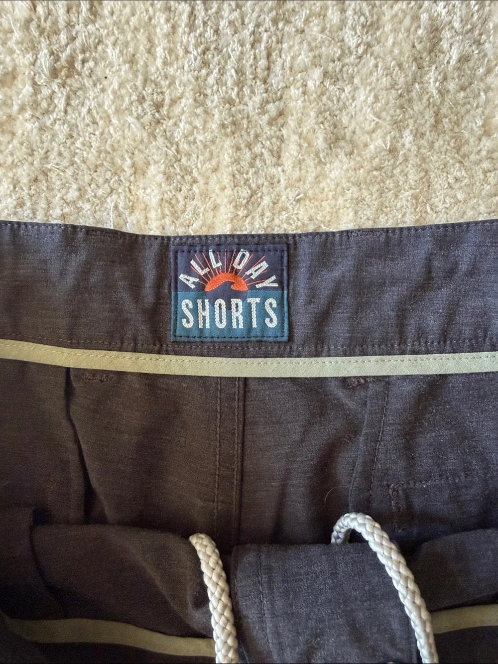 Faherty Flat-Front Casual Shorts - Navy